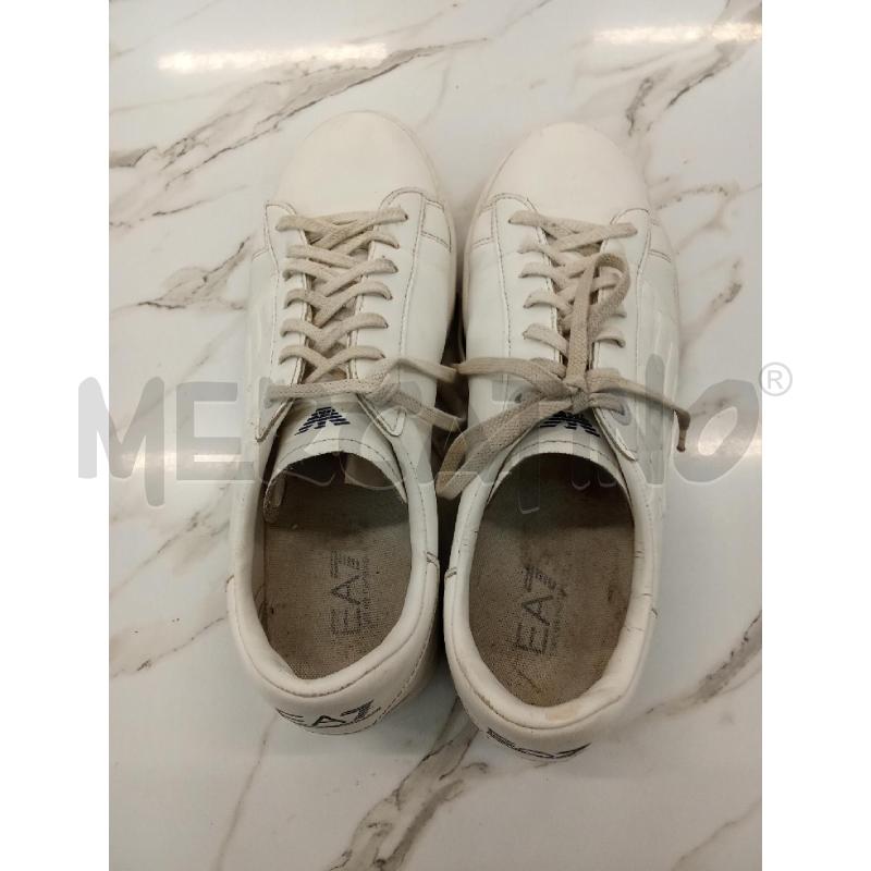 SCARPE UOMO BIANCHE SNEAKERS EMPORIO ARMANI  | Mercatino dell'Usato San giorgio del sannio 2