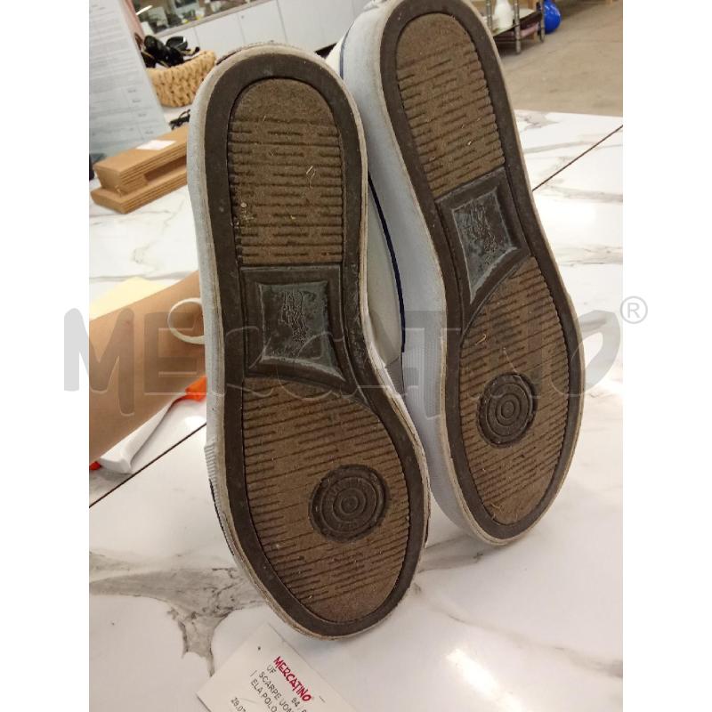 SCARPE UOMO BIANCHE TELA POLO RALPH LAUREN  | Mercatino dell'Usato San giorgio del sannio 5