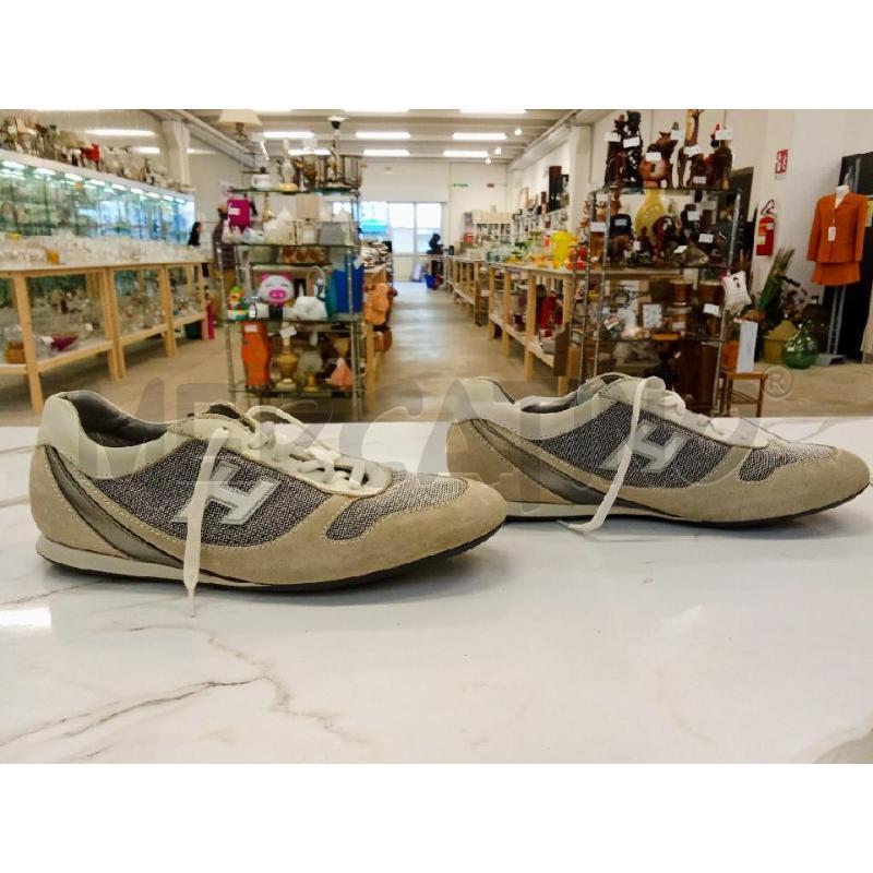 SCARPE UOMO HOGAN BEIGE DET.GRIGIO E BIANCO | Mercatino dell'Usato San giorgio del sannio 2