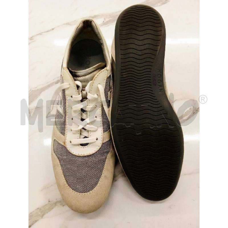 SCARPE UOMO HOGAN BEIGE DET.GRIGIO E BIANCO | Mercatino dell'Usato San giorgio del sannio 5