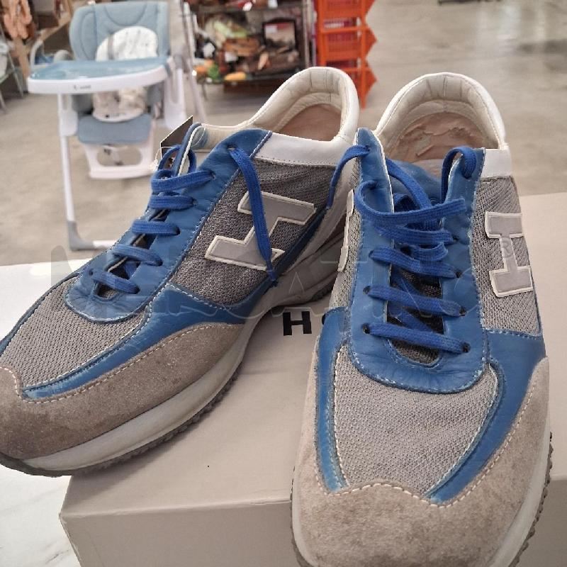 SCARPE UOMO HOGAN GRIGIE INS BLU  | Mercatino dell'Usato San giorgio del sannio 1