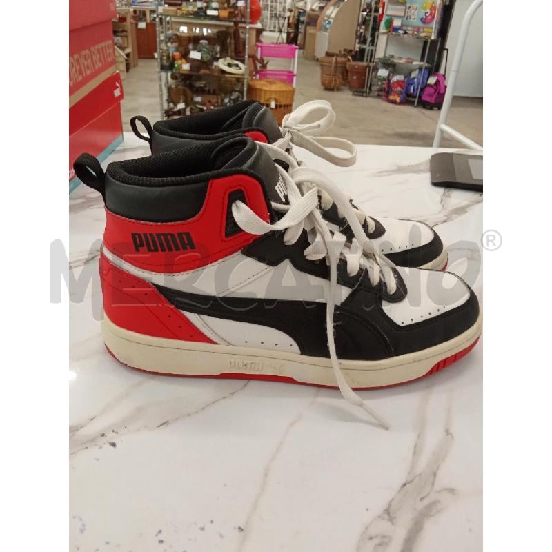 SCARPE UOMO PUMA ALTE INS ROSSO NERO BIANCHE  | Mercatino dell'Usato San giorgio del sannio 2