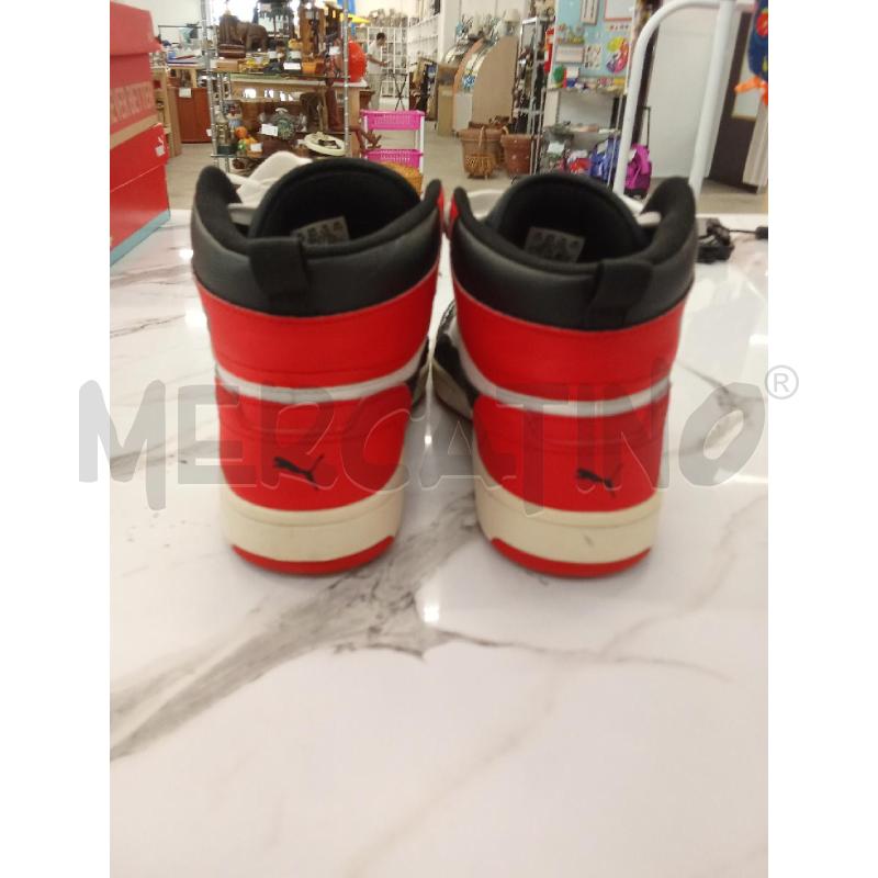 SCARPE UOMO PUMA ALTE INS ROSSO NERO BIANCHE  | Mercatino dell'Usato San giorgio del sannio 3
