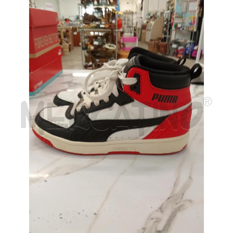 SCARPE UOMO PUMA ALTE INS ROSSO NERO BIANCHE  | Mercatino dell'Usato San giorgio del sannio 4