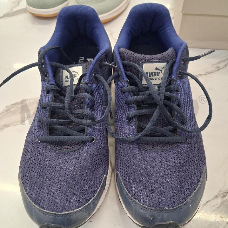 SCARPE UOMO PUMA BLU SUOLA BIANCA  | Mercatino dell'Usato San giorgio del sannio 1