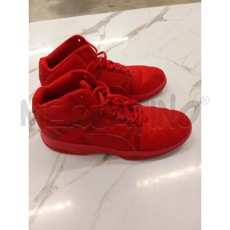 SCARPE UOMO ROSSE ALTE LACCI PUMA  | Mercatino dell'Usato San giorgio del sannio 1