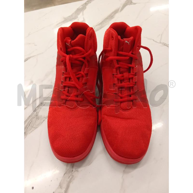 SCARPE UOMO ROSSE ALTE LACCI PUMA  | Mercatino dell'Usato San giorgio del sannio 2