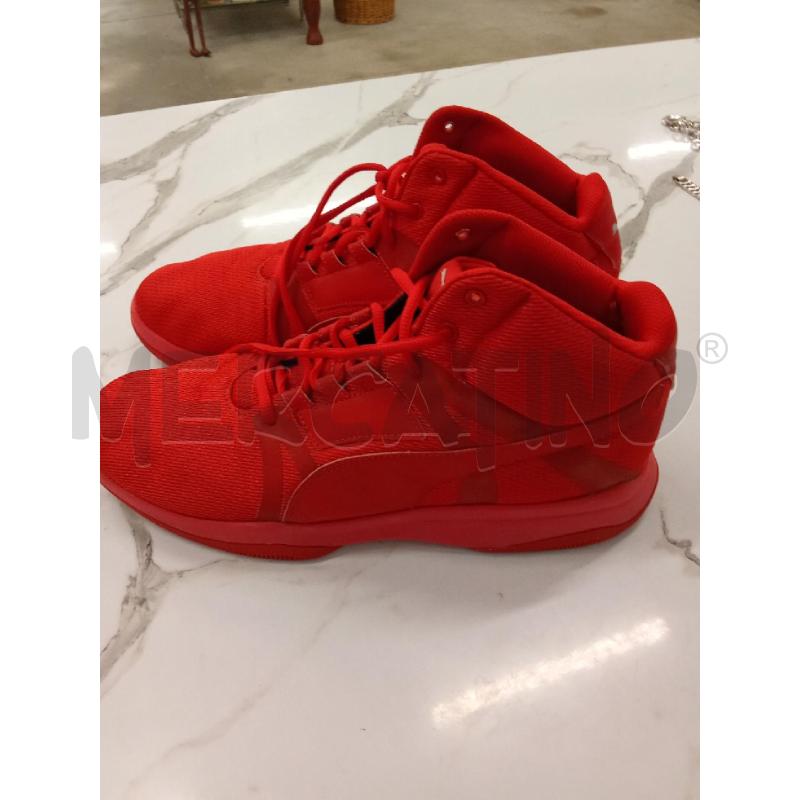 SCARPE UOMO ROSSE ALTE LACCI PUMA  | Mercatino dell'Usato San giorgio del sannio 3