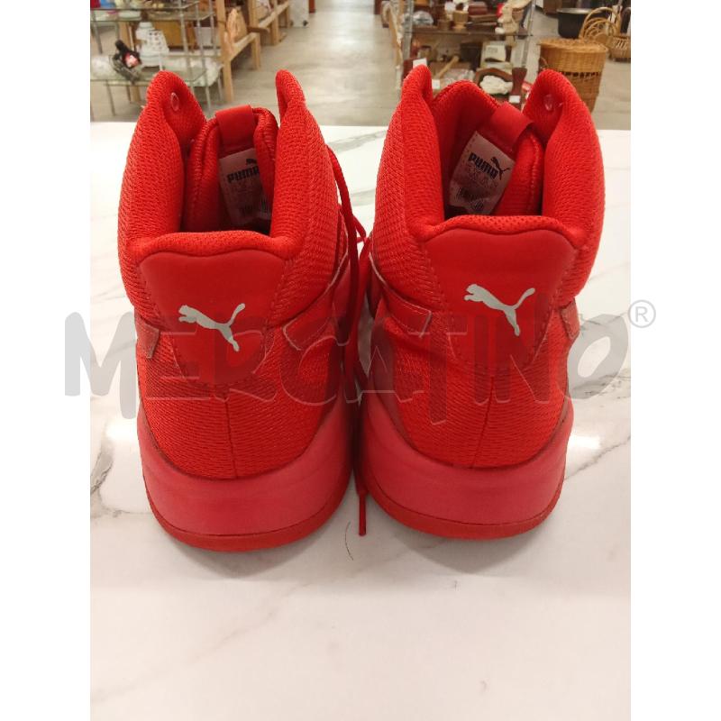 SCARPE UOMO ROSSE ALTE LACCI PUMA  | Mercatino dell'Usato San giorgio del sannio 4