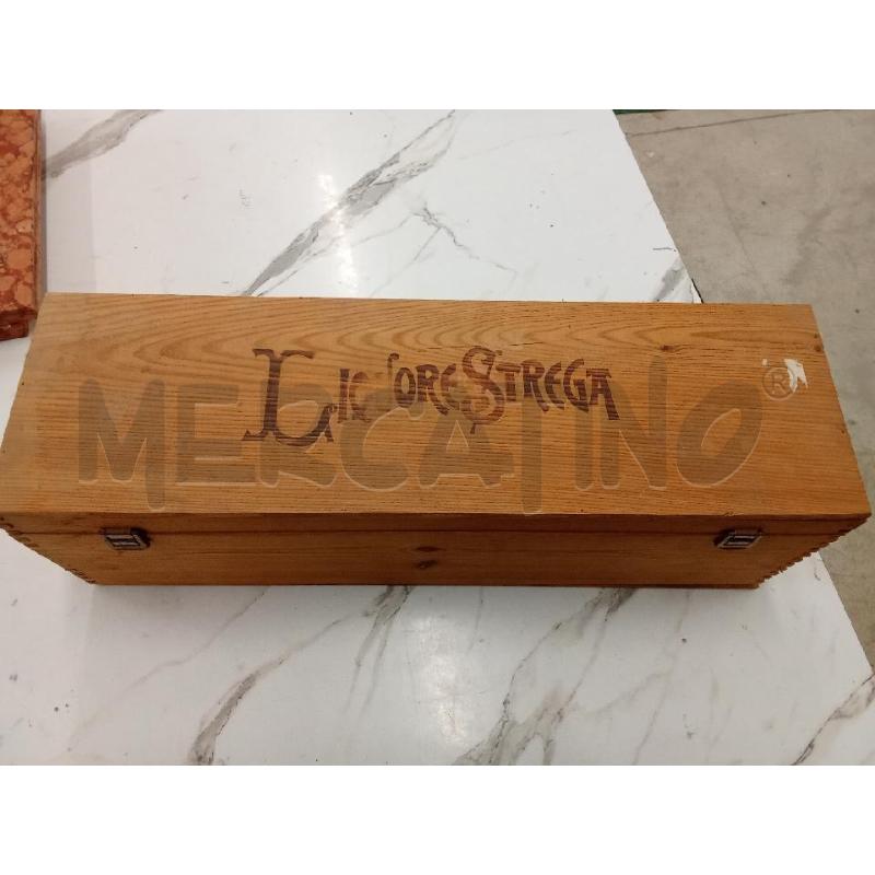 SCATOLA LEGNO LIQUORE STREGA  | Mercatino dell'Usato San giorgio del sannio 1