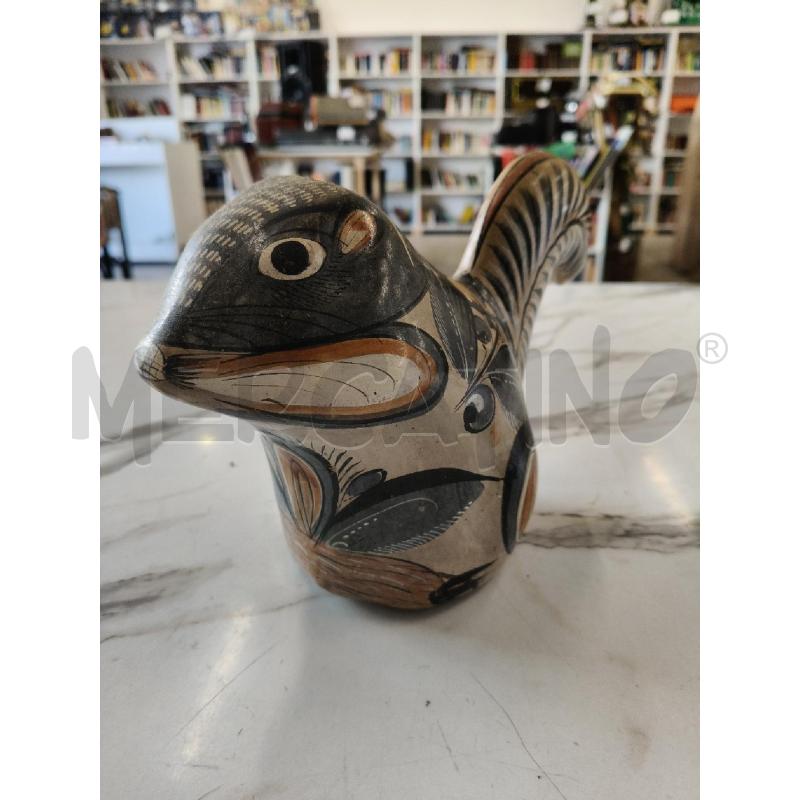 SCOIATTOLO TERRACOTTA SMALTO DEC A MANO  | Mercatino dell'Usato San giorgio del sannio 1