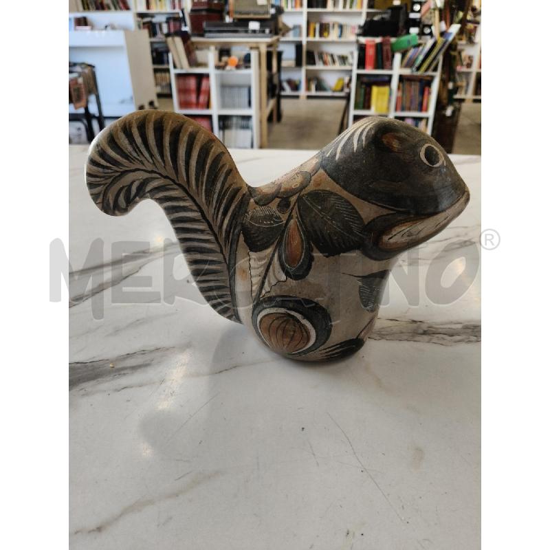 SCOIATTOLO TERRACOTTA SMALTO DEC A MANO  | Mercatino dell'Usato San giorgio del sannio 2