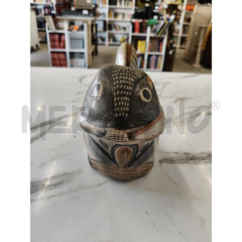 SCOIATTOLO TERRACOTTA SMALTO DEC A MANO  | Mercatino dell'Usato San giorgio del sannio 3