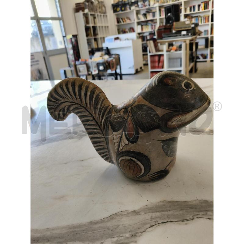 SCOIATTOLO TERRACOTTA SMALTO DEC A MANO  | Mercatino dell'Usato San giorgio del sannio 5