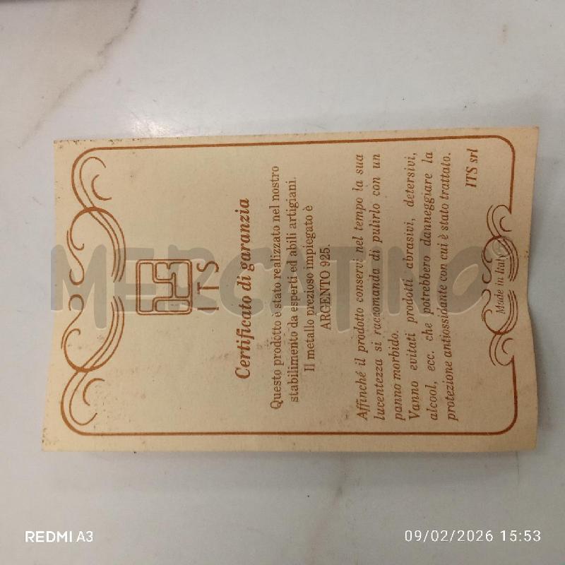 SCRIVANIA SET LEGNO PLACC ARGENTATO  | Mercatino dell'Usato San giorgio del sannio 5