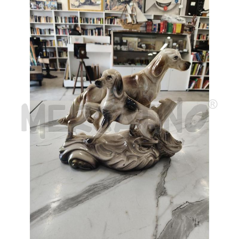 SCULTURA CERAMCIA LEVRIERI  | Mercatino dell'Usato San giorgio del sannio 1