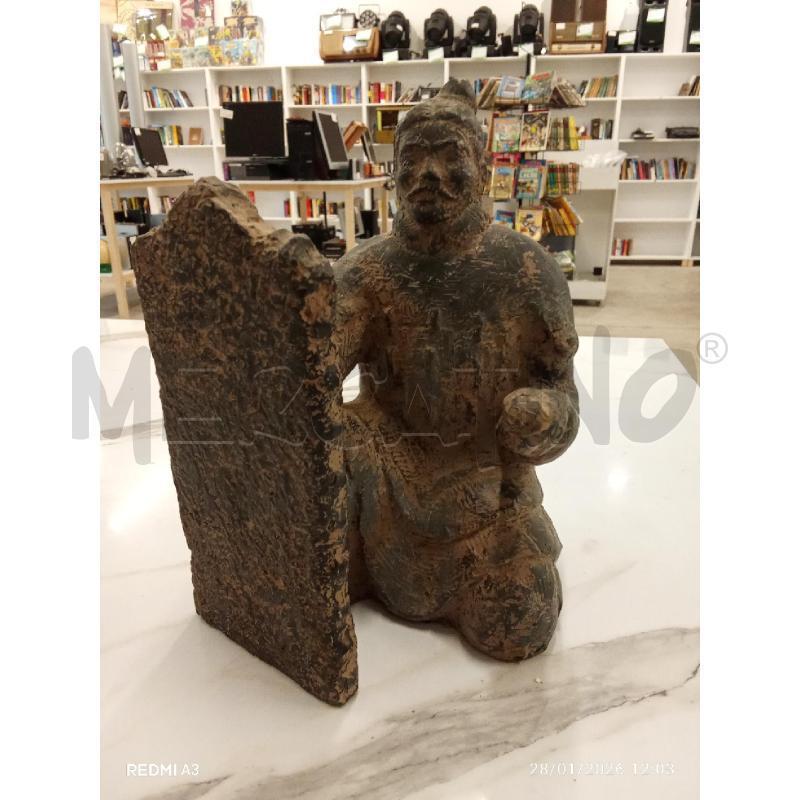 SCULTURA PICCOLA FERMALIBRI SAMURAY  | Mercatino dell'Usato San giorgio del sannio 1