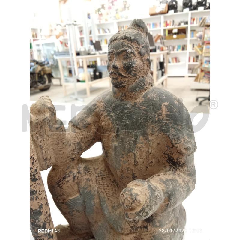SCULTURA PICCOLA FERMALIBRI SAMURAY  | Mercatino dell'Usato San giorgio del sannio 4