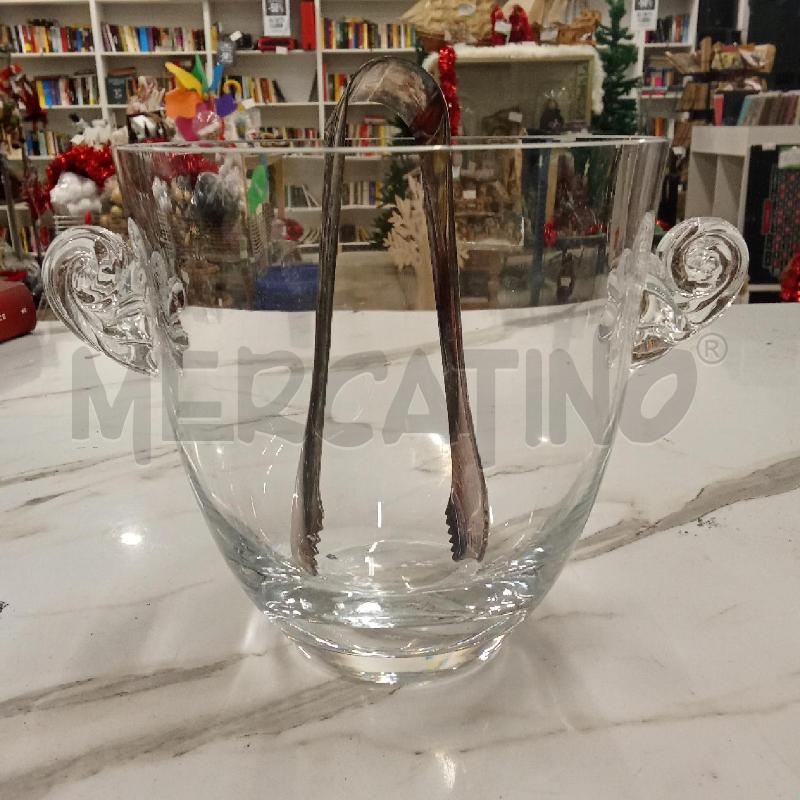 SECCHIELLO CRISTALLO PINZA ARGENTATA SHERATON  | Mercatino dell'Usato San giorgio del sannio 1
