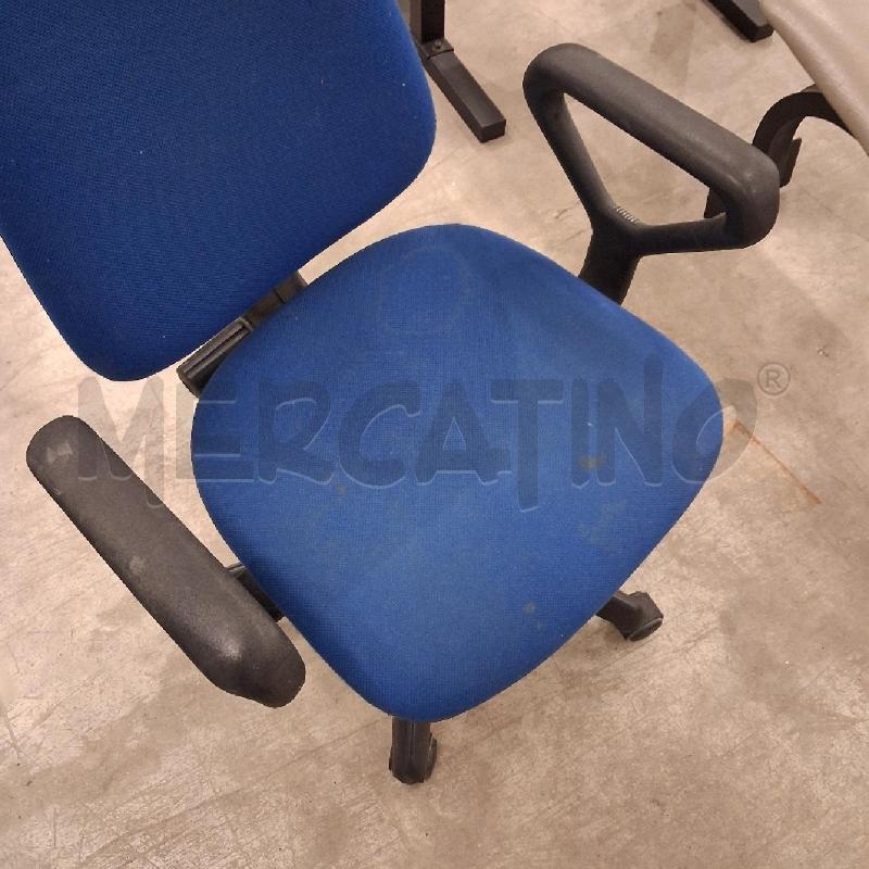 SEDIA UFFICIO BLU NERA  | Mercatino dell'Usato San giorgio del sannio 2
