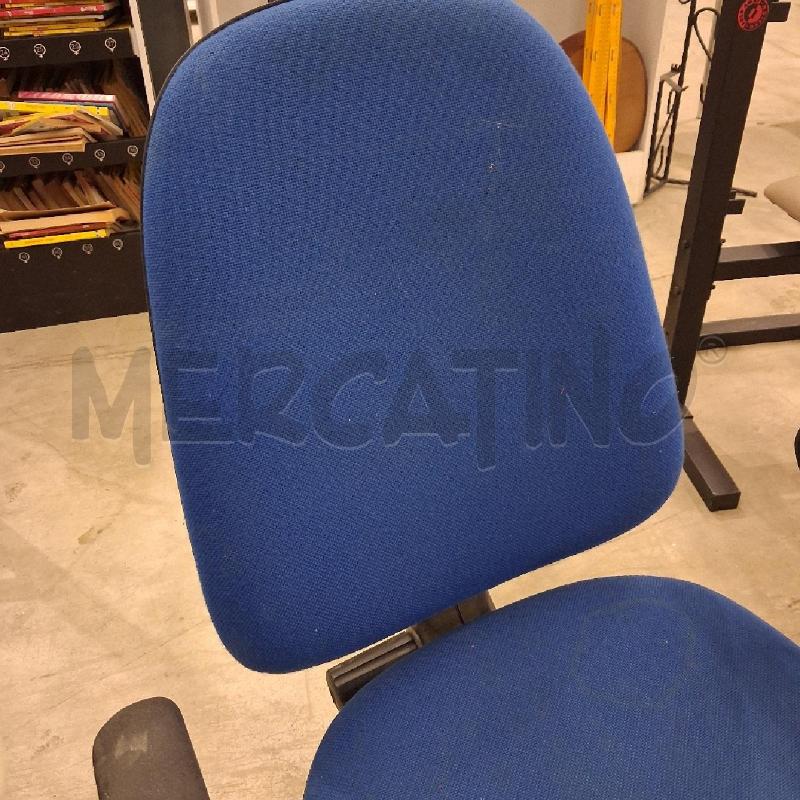 SEDIA UFFICIO BLU NERA  | Mercatino dell'Usato San giorgio del sannio 3