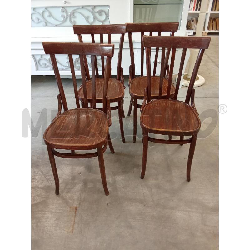 SEDIE PZ. 4 MODELLO THONET  | Mercatino dell'Usato San giorgio del sannio 1