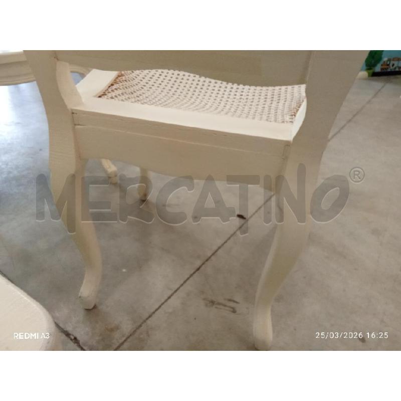 SEDIE PZ. 4 SHABBY CHIC  | Mercatino dell'Usato San giorgio del sannio 5