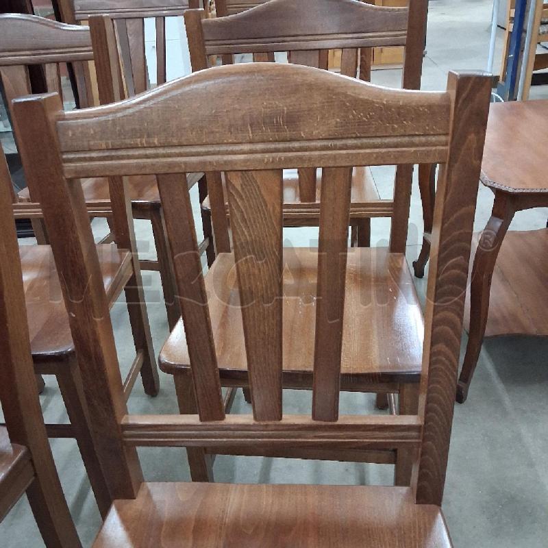SEDIE PZ. 6 LEGNO MASSELLO | Mercatino dell'Usato San giorgio del sannio 2