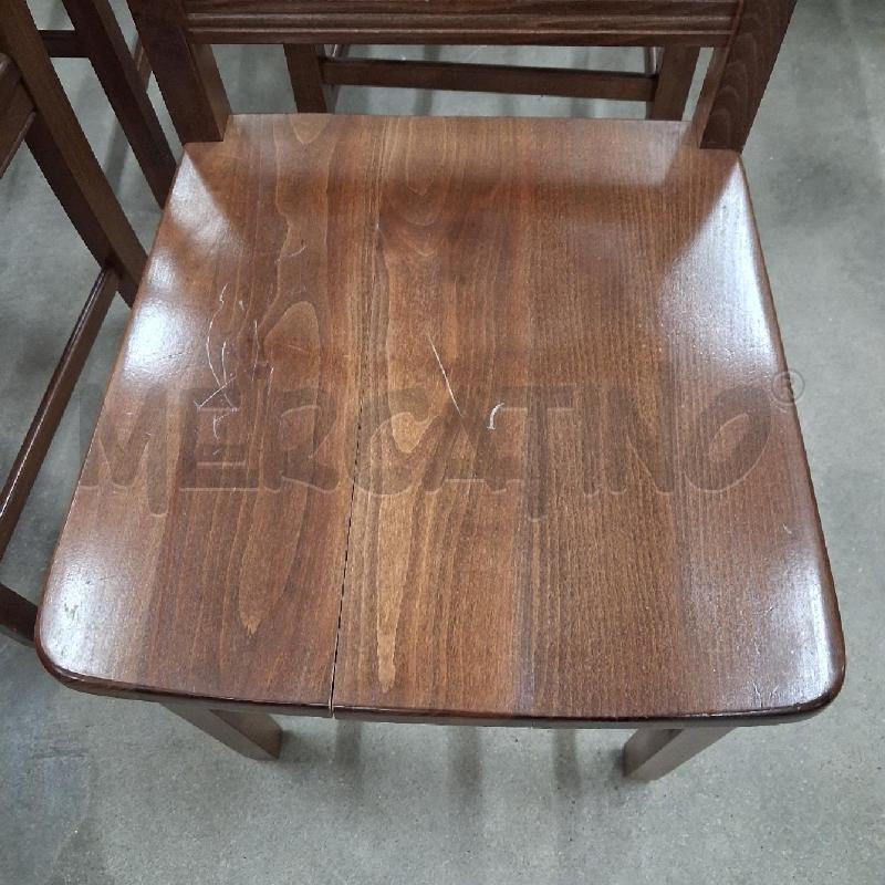 SEDIE PZ. 6 LEGNO MASSELLO | Mercatino dell'Usato San giorgio del sannio 3