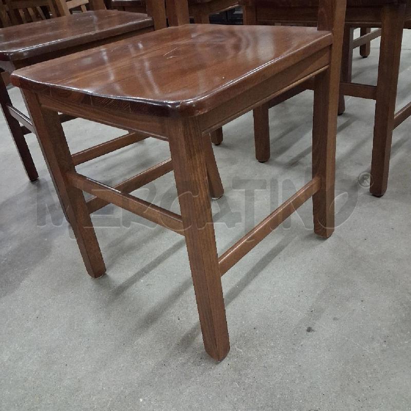 SEDIE PZ. 6 LEGNO MASSELLO | Mercatino dell'Usato San giorgio del sannio 4