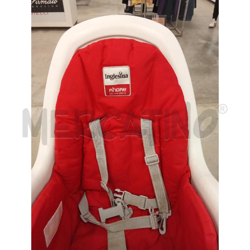 SEGGIOLINO PAPPA BIANCO INS. ROSSO INGLESINA | Mercatino dell'Usato San giorgio del sannio 2