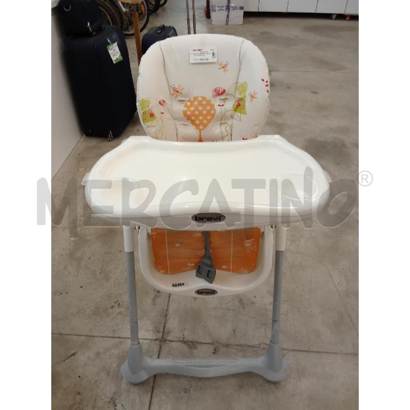 SEGGIOLINO PAPPA BREVI SEDUTA INS ARANCIO COCCINELLE  | Mercatino dell'Usato San giorgio del sannio 1