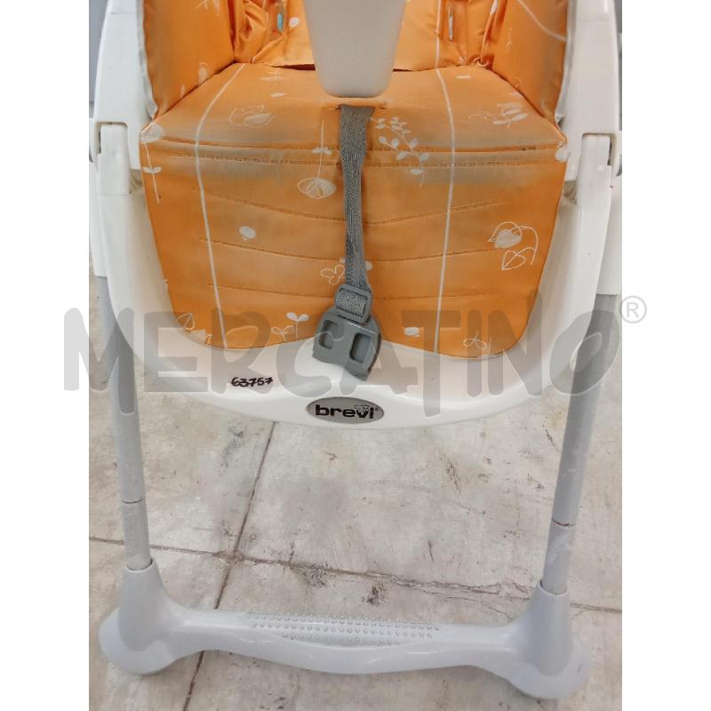 SEGGIOLINO PAPPA BREVI SEDUTA INS ARANCIO COCCINELLE  | Mercatino dell'Usato San giorgio del sannio 3