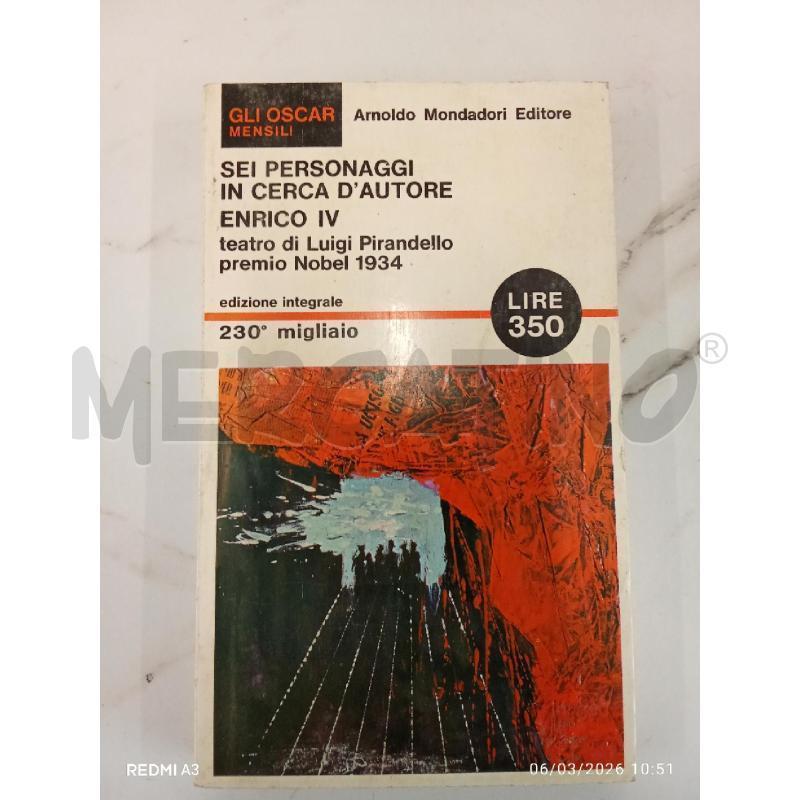 SEI PERSONAGGI IN CERCA D'AUTORE  | Mercatino dell'Usato San giorgio del sannio 1