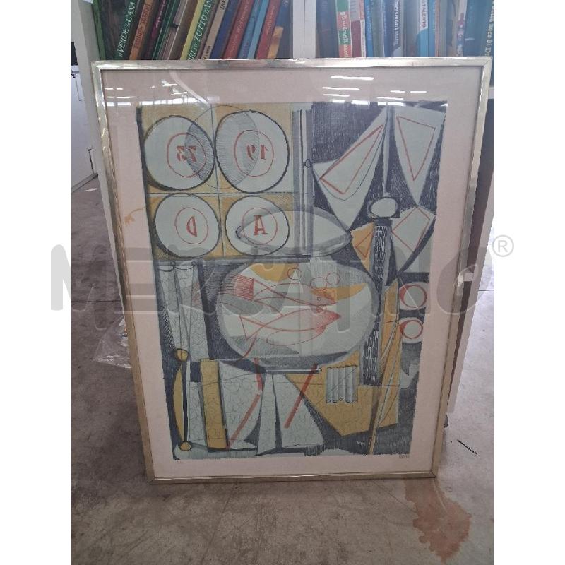 SERIGRAFIA ASTRATTISMO GEOMETRICO 90/100 DE GREGORIO  | Mercatino dell'Usato San giorgio del sannio 1