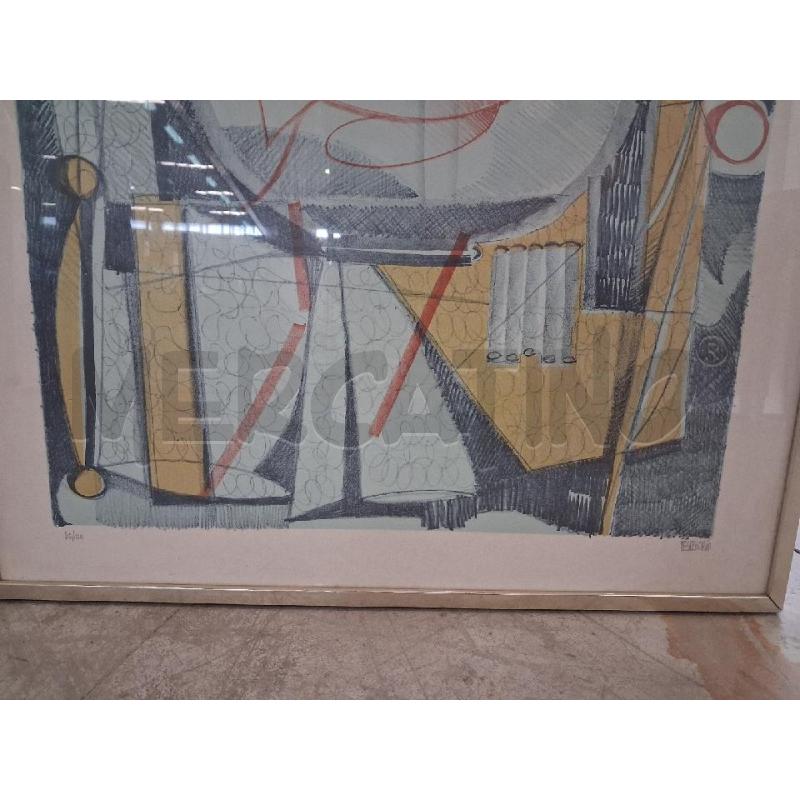 SERIGRAFIA ASTRATTISMO GEOMETRICO 90/100 DE GREGORIO  | Mercatino dell'Usato San giorgio del sannio 4