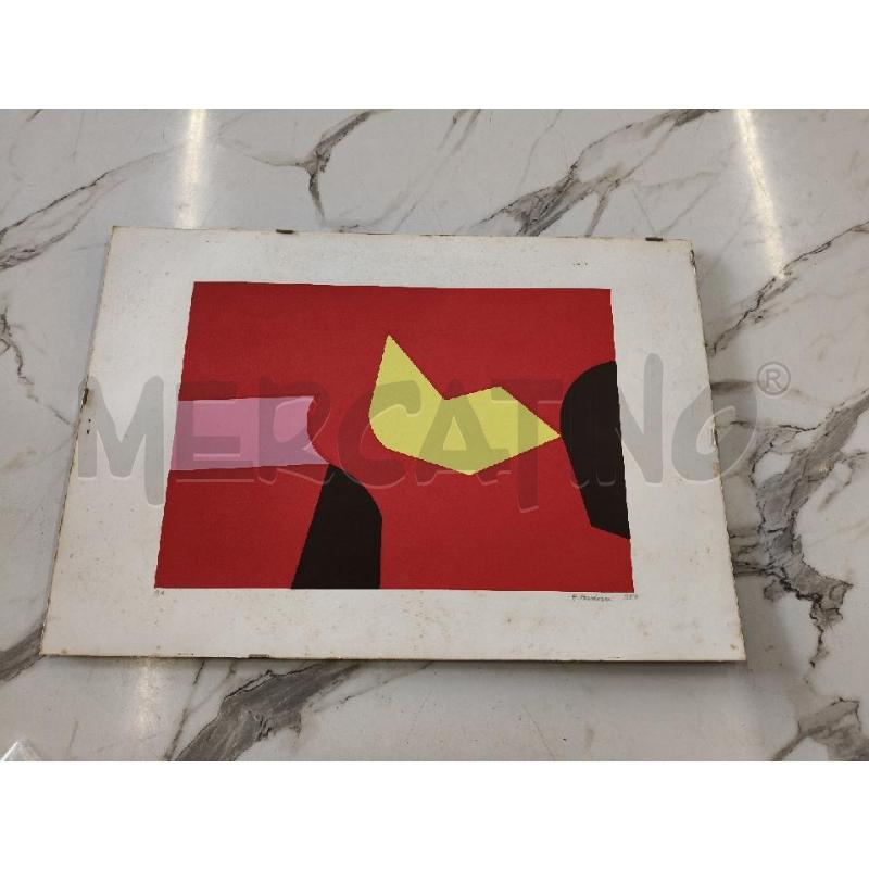SERIGRAFIA BARISANI ROSSA GIALLA ROSA  | Mercatino dell'Usato San giorgio del sannio 1