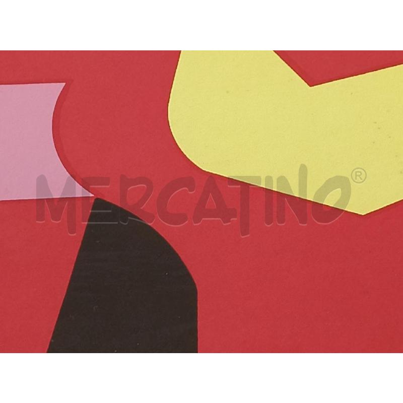 SERIGRAFIA BARISANI ROSSA GIALLA ROSA  | Mercatino dell'Usato San giorgio del sannio 2