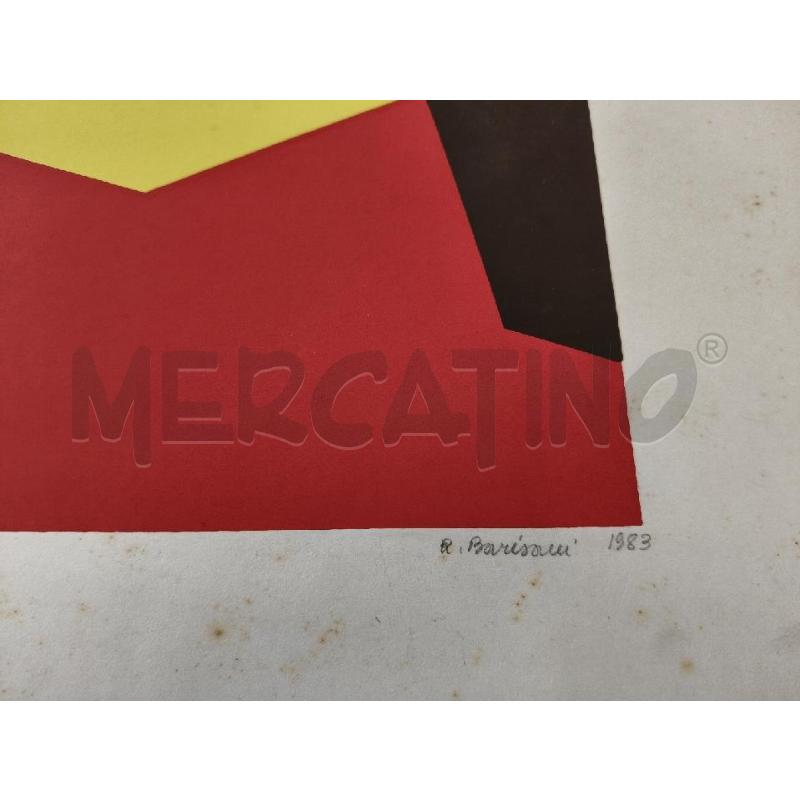 SERIGRAFIA BARISANI ROSSA GIALLA ROSA  | Mercatino dell'Usato San giorgio del sannio 3