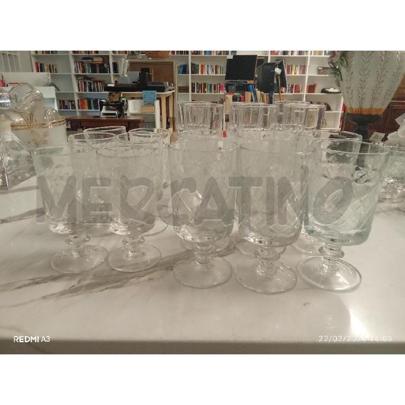SERVIZIO CALICI CRISTALLO 6+6+6  | Mercatino dell'Usato San giorgio del sannio 1