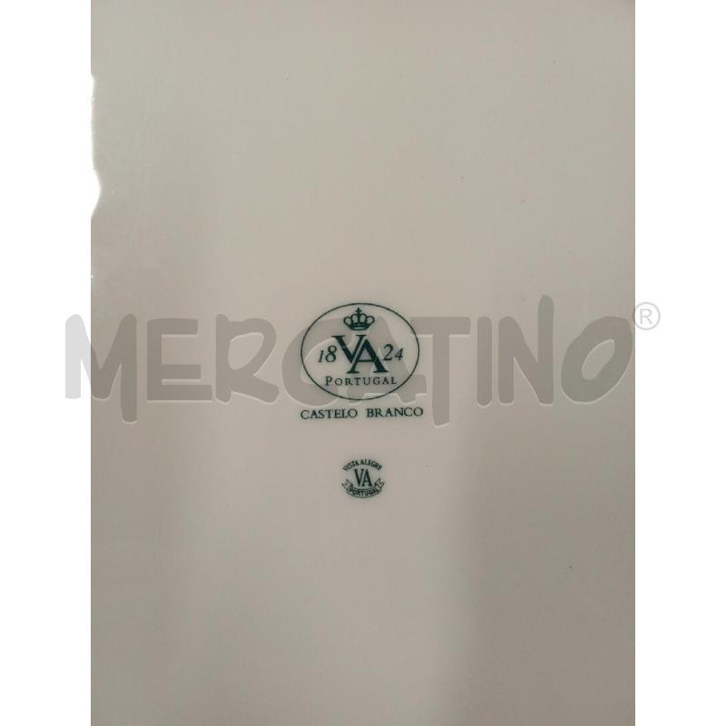 SERVIZIO CASTELO BRANCO 18VA24 +TAZZINE FIORI BLU BORDO GIALLO | Mercatino dell'Usato San giorgio del sannio 5
