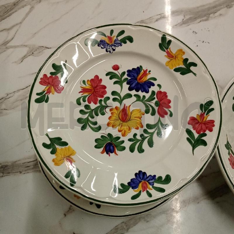 SERVIZIO PIATTI FAENZA FORTE DECORO RESISTENTE  | Mercatino dell'Usato San giorgio del sannio 2