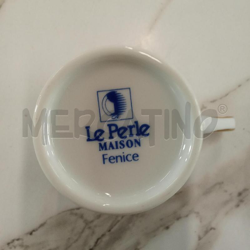 SERVIZIO PORCELLANA CAFFÈ LE PERLE MAISON FENICE  | Mercatino dell'Usato San giorgio del sannio 5