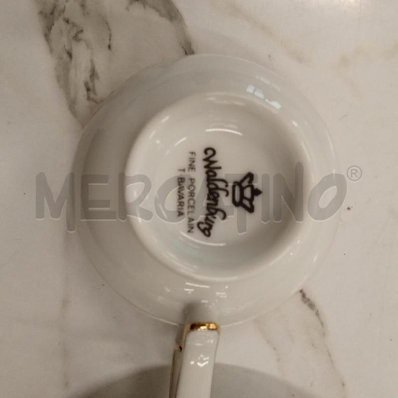 SERVIZIO TAZZE CAFFE BIANCHE BORDO DORATO BAVARIA | Mercatino dell'Usato San giorgio del sannio 5
