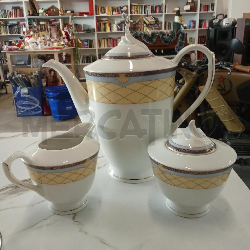 SERVIZIO TAZZE PORCELLANA RIGO BLU  VONESTRAUSS | Mercatino dell'Usato San giorgio del sannio 3