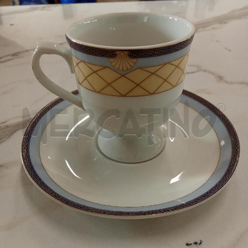 SERVIZIO TAZZE PORCELLANA RIGO BLU  VONESTRAUSS | Mercatino dell'Usato San giorgio del sannio 4