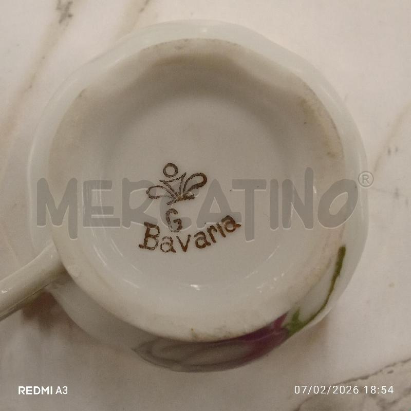 SERVIZIO TAZZINE CAFFÈ INS FIORE BAVARIA  | Mercatino dell'Usato San giorgio del sannio 5