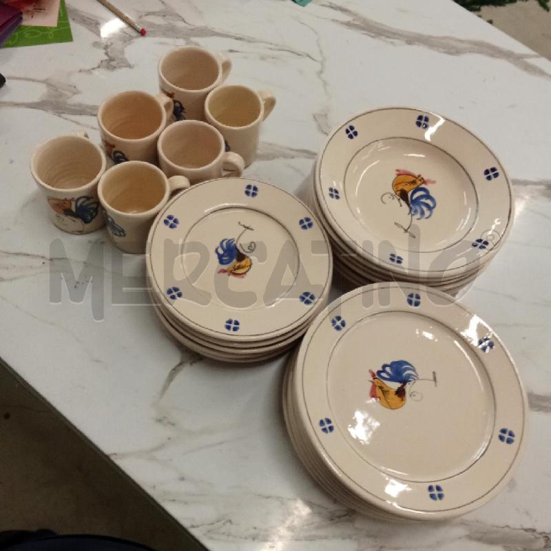 SERVIZIO  PIATTI PUGLIESI 6+6+6+TAZZEPZ6 | Mercatino dell'Usato San giorgio del sannio 2