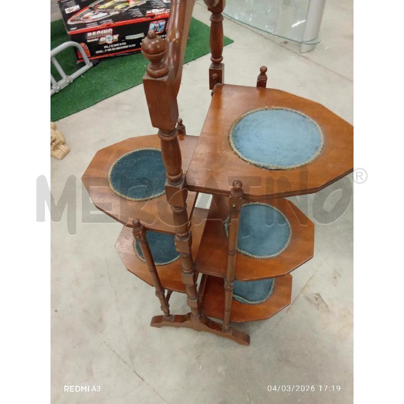 SERVOMUTO LEGNO RICHIUDIBILE FONDELLI STOFFA INIZIO SECOLO  | Mercatino dell'Usato San giorgio del sannio 2