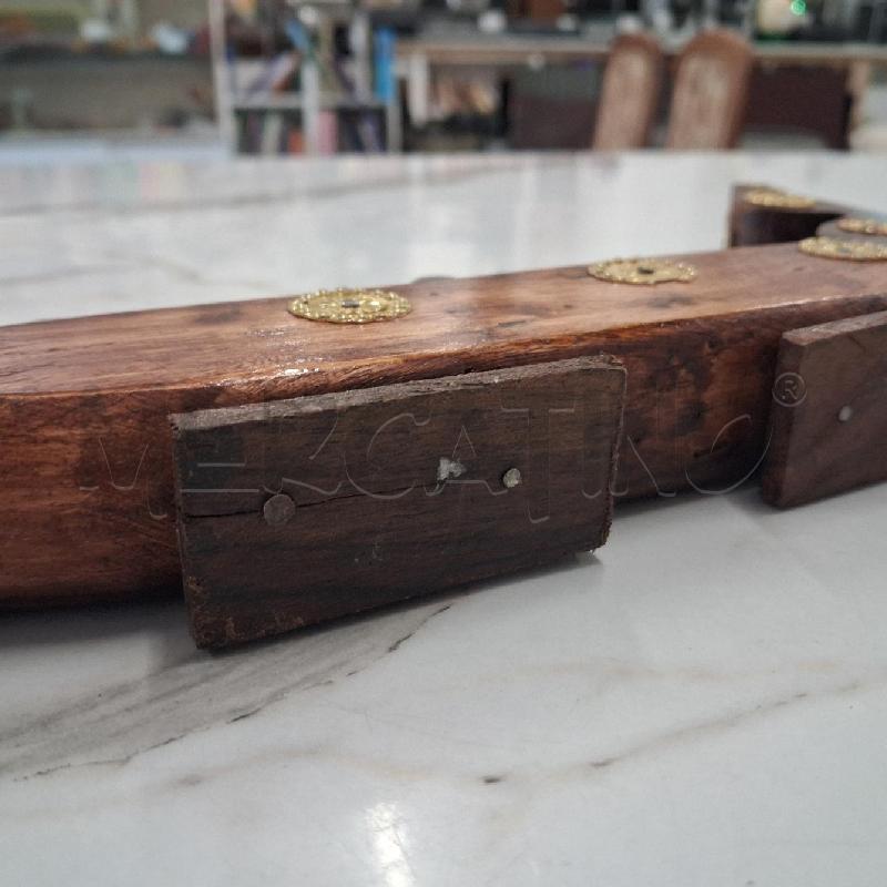 SOPRAMMOBILE GONDOLA LEGNO APPLIC DORATE  | Mercatino dell'Usato San giorgio del sannio 5